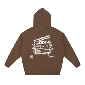 greenlit graffiti slate hoodie