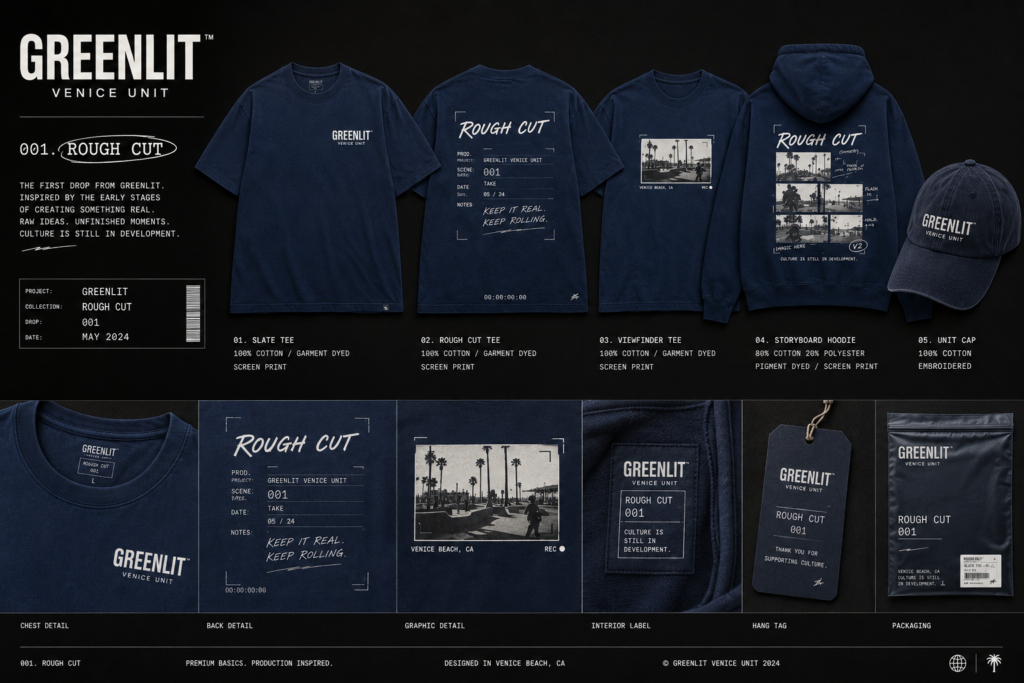 greenlit product line sample color 05.06.26