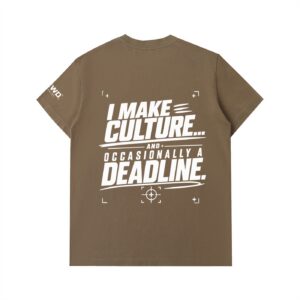 crewd "occasional deadline" heavyweight cotton tee